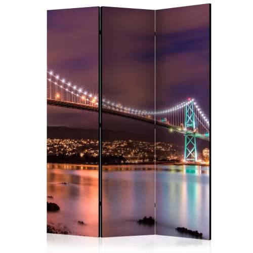 Paravan u 3 dijela - Glow Above the City [Room Dividers] 135x172 Cijena