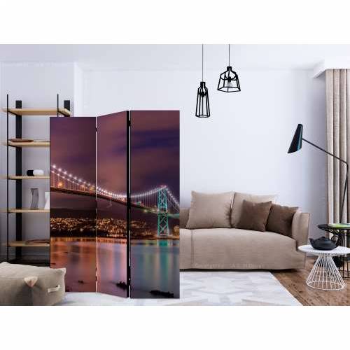 Paravan u 3 dijela - Glow Above the City [Room Dividers] 135x172 Cijena