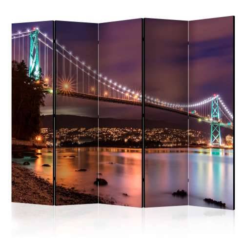 Paravan u 5 dijelova - Glow Above the City II [Room Dividers] 225x172 Cijena