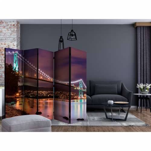 Paravan u 5 dijelova - Glow Above the City II [Room Dividers] 225x172 Cijena