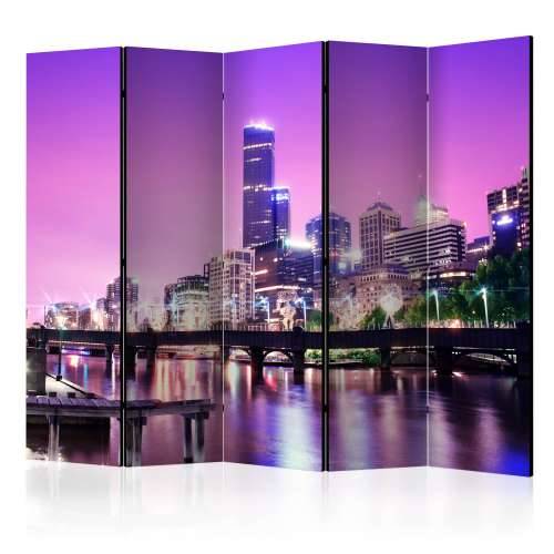 Paravan u 5 dijelova - Purple Melbourne II [Room Dividers] 225x172 Cijena