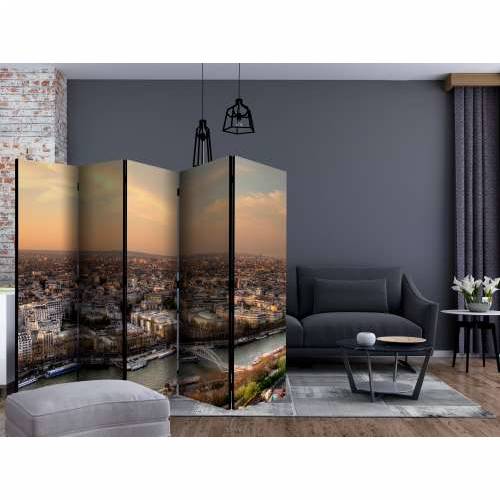 Paravan u 5 dijelova - Barges on the Seine II [Room Dividers] 225x172 Cijena