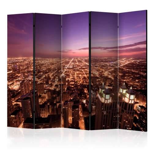 Paravan u 5 dijelova - Chicago Panorama II [Room Dividers] 225x172 Cijena
