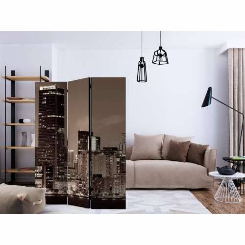 Paravan u 3 dijela - Miami in Sepia [Room Dividers] 135x172 Cijena
