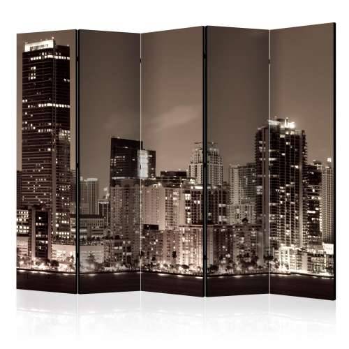 Paravan u 5 dijelova - Miami in Sepia II [Room Dividers] 225x172 Cijena