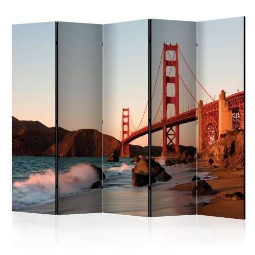 Paravan u 5 dijelova - Flaming Landscape II [Room Dividers] 225x172 Cijena
