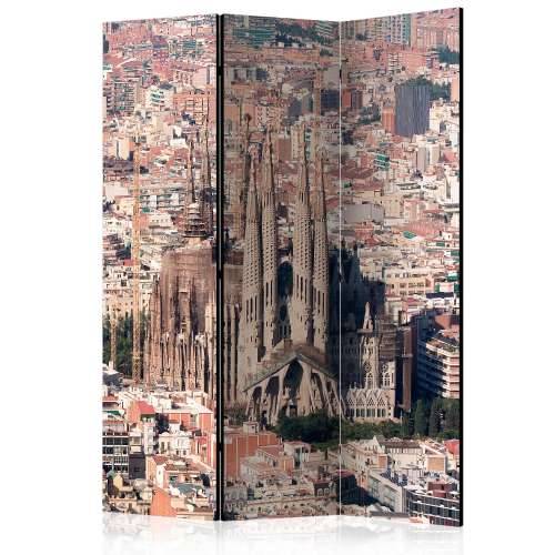 Paravan u 3 dijela - Heart of Barcelona [Room Dividers] 135x172 Cijena