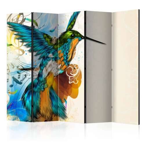 Paravan u 5 dijelova - Bird’s Music II [Room Dividers] 225x172 Cijena