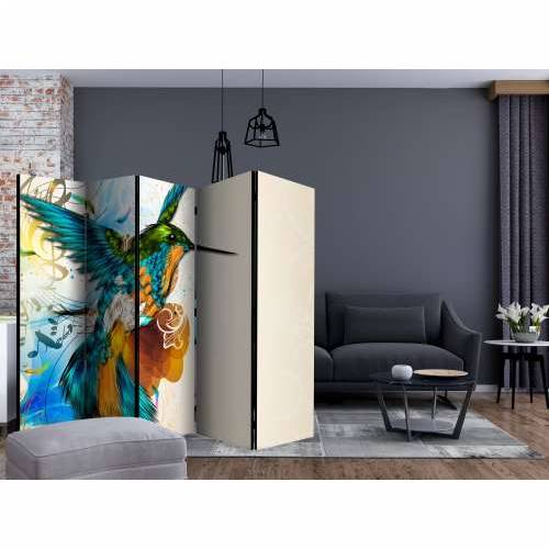 Paravan u 5 dijelova - Bird’s Music II [Room Dividers] 225x172 Cijena