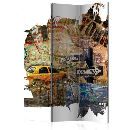 Paravan u 3 dijela - New York Collage [Room Dividers] 135x172 Cijena