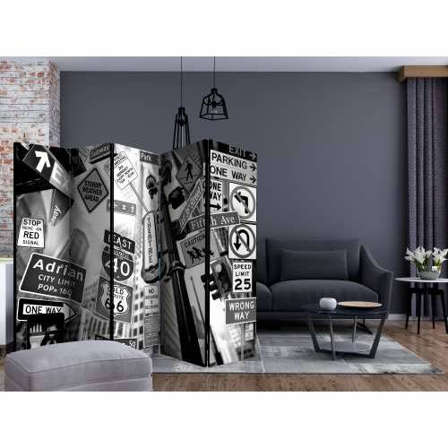 Paravan u 5 dijelova - Roads to Manhattan II [Room Dividers] 225x172 Cijena