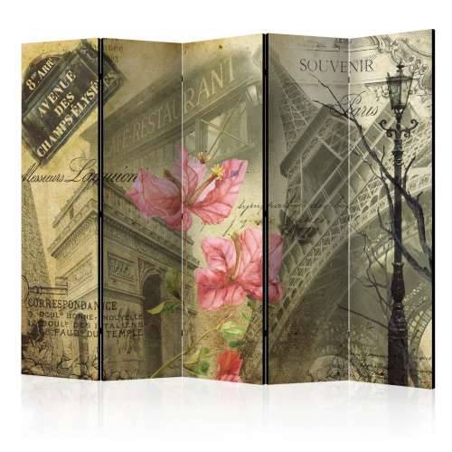 Paravan u 5 dijelova - Bonjour Paris! II [Room Dividers] 225x172 Cijena