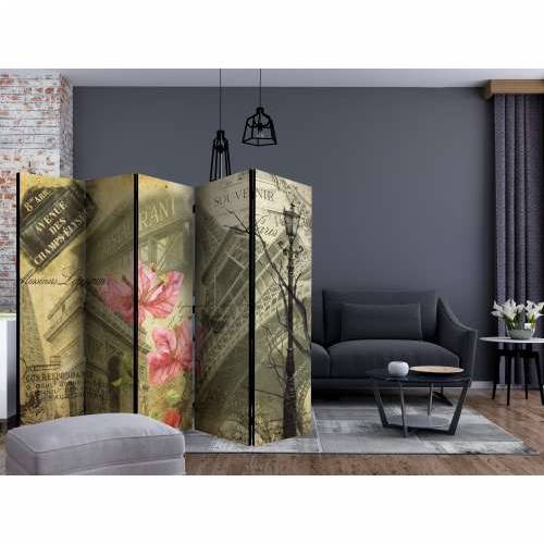 Paravan u 5 dijelova - Bonjour Paris! II [Room Dividers] 225x172 Cijena