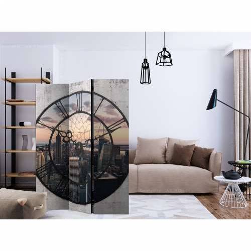 Paravan u 3 dijela - NYC Time Zone [Room Dividers] 135x172 Cijena