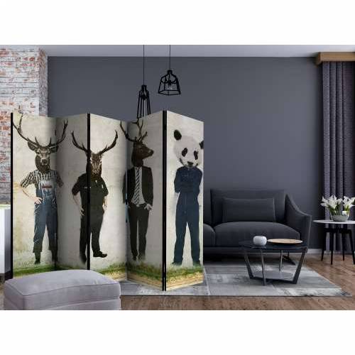 Paravan u 5 dijelova - Man or Animal? II [Room Dividers] 225x172 Cijena