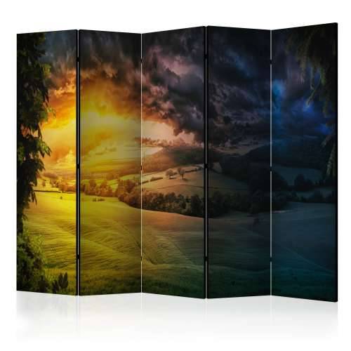 Paravan u 5 dijelova - Twilight over the Valley II [Room Dividers] 225x172 Cijena