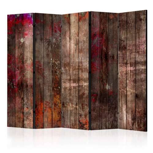 Paravan u 5 dijelova - Stained Wood II [Room Dividers] 225x172 Cijena
