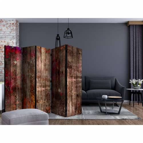 Paravan u 5 dijelova - Stained Wood II [Room Dividers] 225x172 Cijena