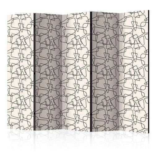 Paravan u 5 dijelova - Rounded Geometry II [Room Dividers] 225x172 Cijena