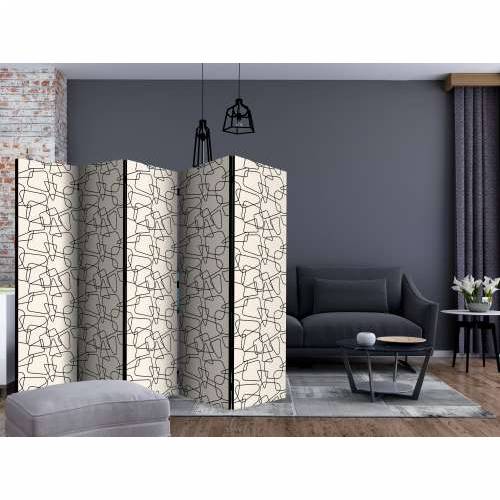 Paravan u 5 dijelova - Rounded Geometry II [Room Dividers] 225x172 Cijena