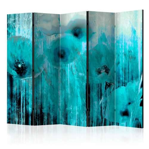 Paravan u 5 dijelova - Turquoise madness II [Room Dividers] 225x172 Cijena