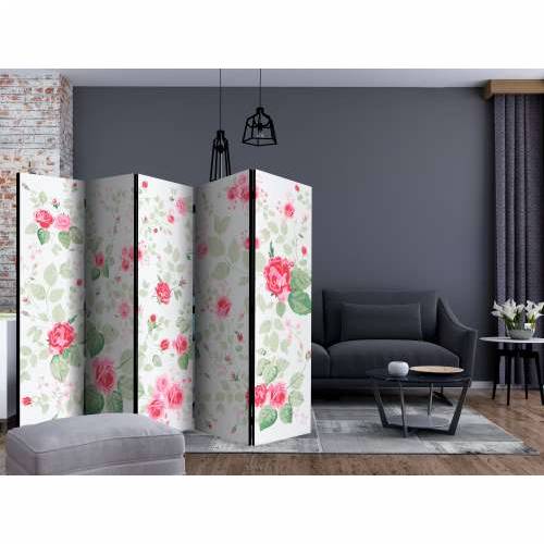 Paravan u 5 dijelova - Rosy pleasures II [Room Dividers] 225x172 Cijena