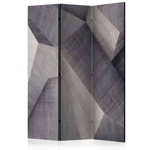 Paravan u 3 dijela - Abstract concrete blocks [Room Dividers] 135x172 Cijena