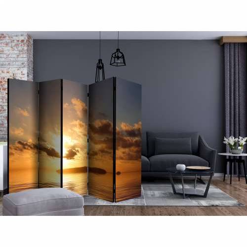 Paravan u 5 dijelova - sea - sunset II [Room Dividers] 225x172 Cijena