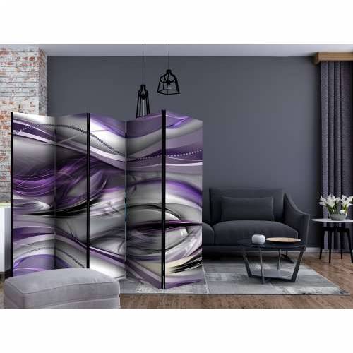 Paravan u 5 dijelova - Tunnels (Violet) II [Room Dividers] 225x172 Cijena