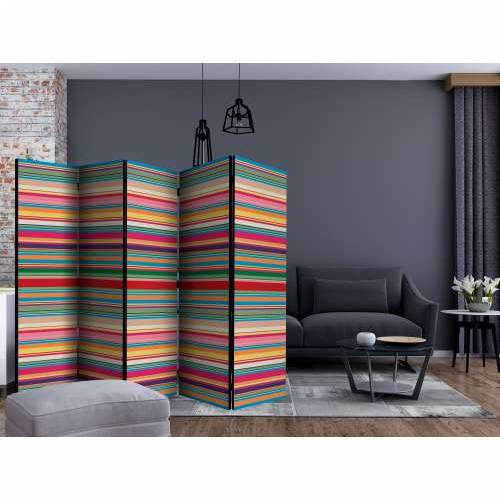 Paravan u 5 dijelova - Subdued stripes II [Room Dividers] 225x172 Cijena
