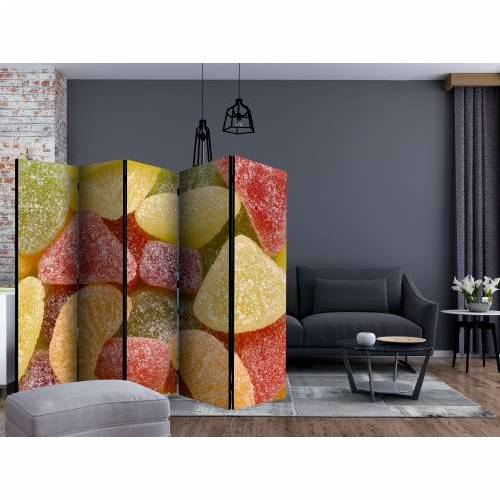 Paravan u 5 dijelova - Tasty fruit jellies II [Room Dividers] 225x172 Cijena