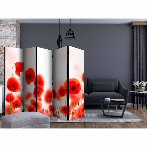Paravan u 5 dijelova - Sleepy poppy’s land II [Room Dividers] 225x172 Cijena