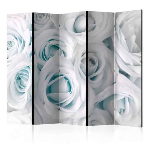 Paravan u 5 dijelova - Satin Rose (Turquoise) II [Room Dividers] 225x172 Cijena