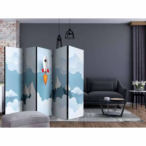 Paravan u 5 dijelova - Rocket in the Clouds II [Room Dividers] 225x172 Cijena