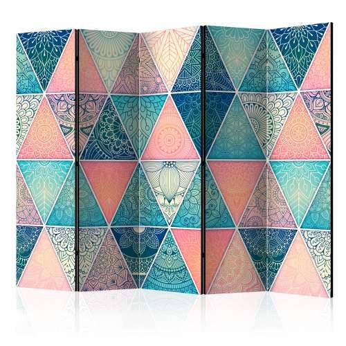 Paravan u 5 dijelova - Oriental Triangles II [Room Dividers] 225x172 Cijena