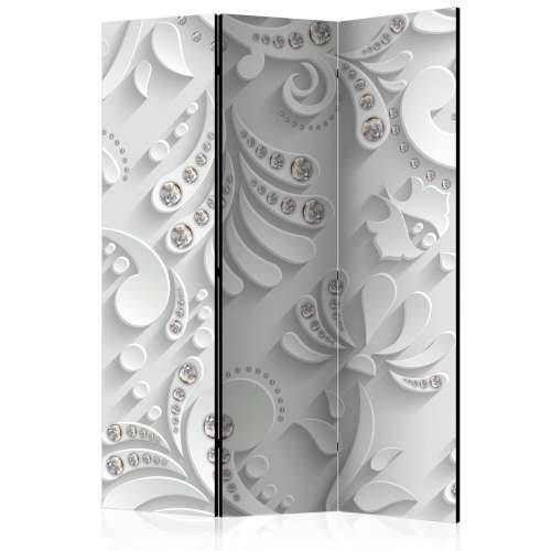 Paravan u 3 dijela - Flowers with Crystals [Room Dividers] 135x172 Cijena
