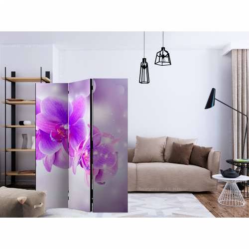 Paravan u 3 dijela - Purple Orchids [Room Dividers] 135x172 Cijena