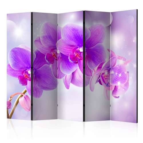 Paravan u 5 dijelova - Purple Orchids II [Room Dividers] 225x172 Cijena