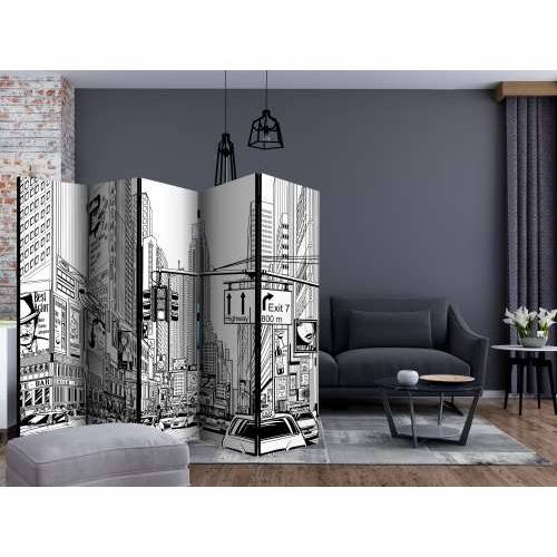 Paravan u 5 dijelova - Street in New York city II [Room Dividers] 225x172 Cijena