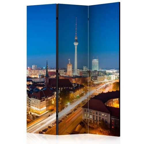 Paravan u 3 dijela - Berlin by night [Room Dividers] 135x172 Cijena