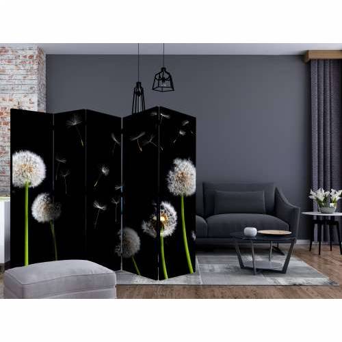Paravan u 5 dijelova - Dandelions in the wind II [Room Dividers] 225x172 Cijena
