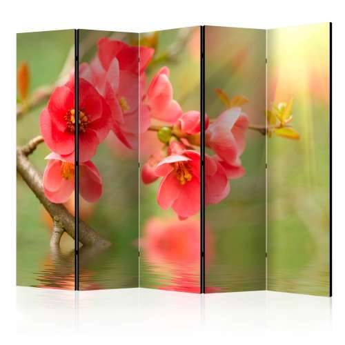 Paravan u 5 dijelova - Azalea reflected in the water II [Room Dividers] 225x172 Cijena