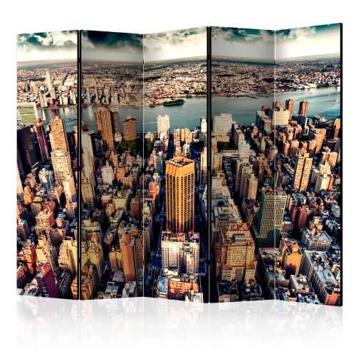 Paravan u 5 dijelova - Bird’s Eye View of New York II [Room Dividers] 225x172 Cijena