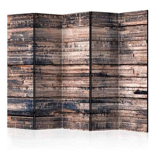 Paravan u 5 dijelova - Burnt Boards II [Room Dividers] 225x172 Cijena