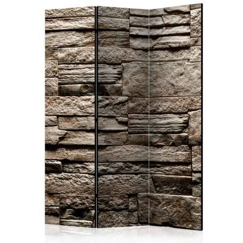 Paravan u 3 dijela - Beautiful Brown Stone [Room Dividers] 135x172 Cijena