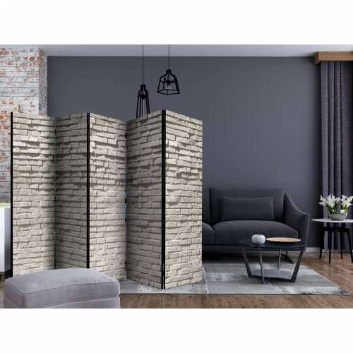 Paravan u 5 dijelova - Brick Wall: Minimalism II [Room Dividers] 225x172 Cijena