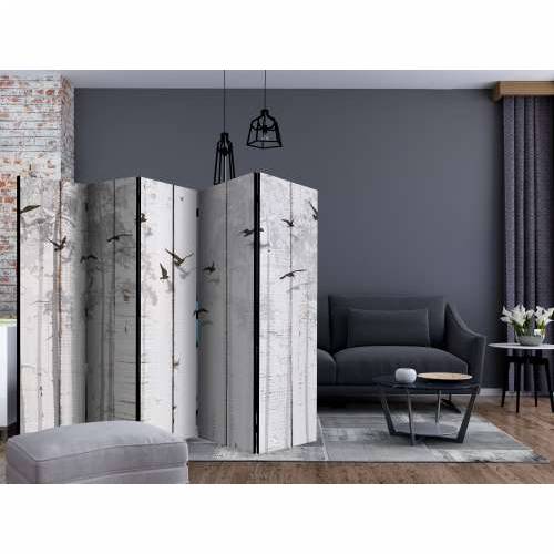 Paravan u 5 dijelova - Birds on Boards II [Room Dividers] 225x172 Cijena
