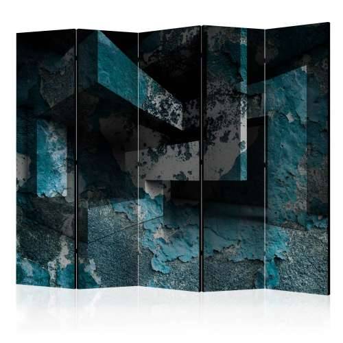 Paravan u 5 dijelova - Azure Geometry II [Room Dividers] 225x172 Cijena