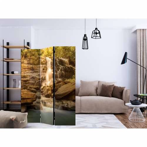 Paravan u 3 dijela - Sunny Waterfall [Room Dividers] 135x172 Cijena