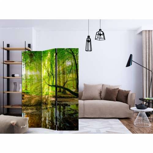 Paravan u 3 dijela - Forest Stream [Room Dividers] 135x172 Cijena